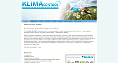 Desktop Screenshot of klimacontrol.sk